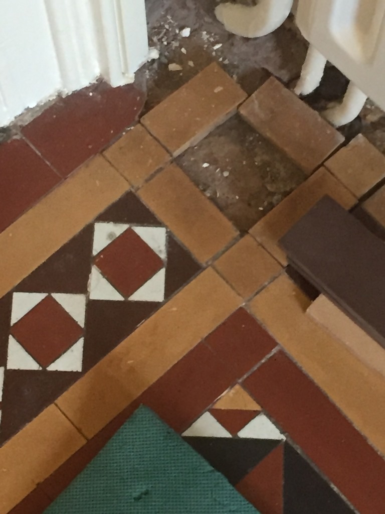 Victorian Floor Stourbridge Before Cleaning