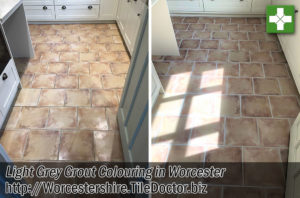 Dirty Ceramic Tile Grout Before After Grout Colouring Worcester