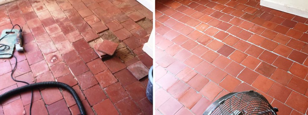 Quarry Tiles Refurbishment Worcestershire Farm