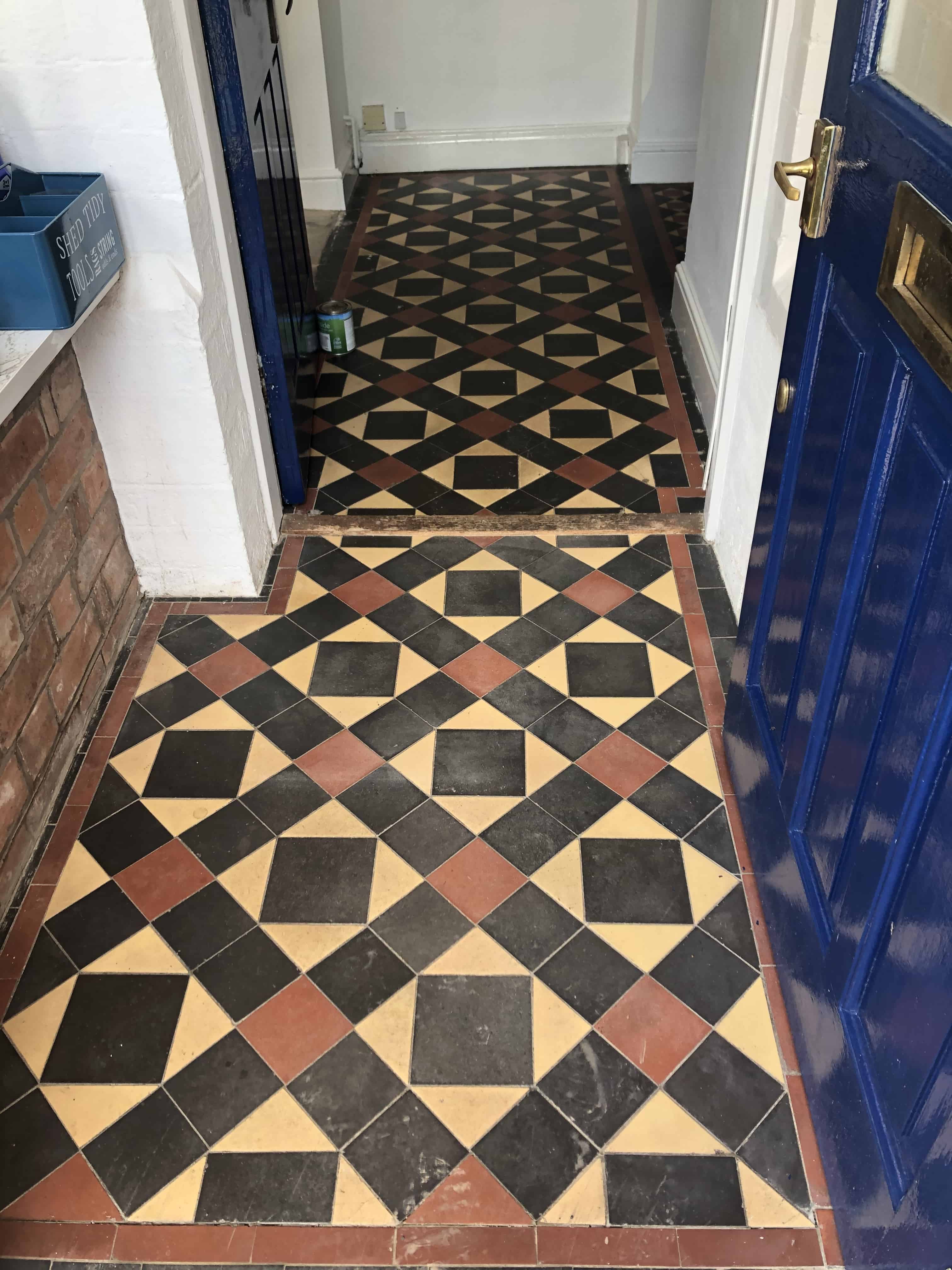 Victorian Hallway Floor Before Renovation Malvern Hills