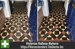 Victorian Tiled Hallway Floor Renovation Malvern